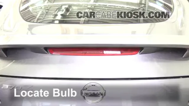 2016 Nissan 370Z 3.7L V6 Coupe Luces Luz de freno central (reemplazar foco)